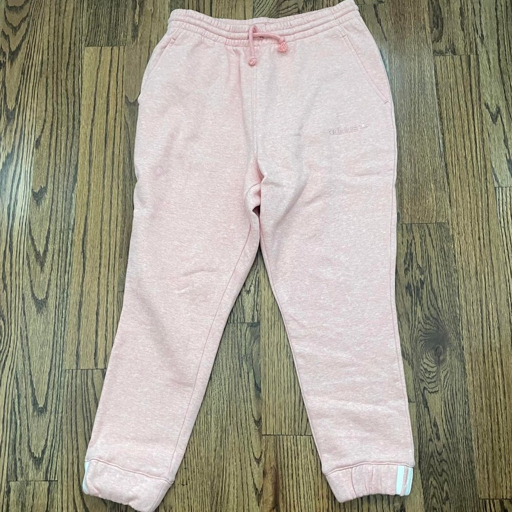 Adidas Women's Pink Cropped Sweatpants